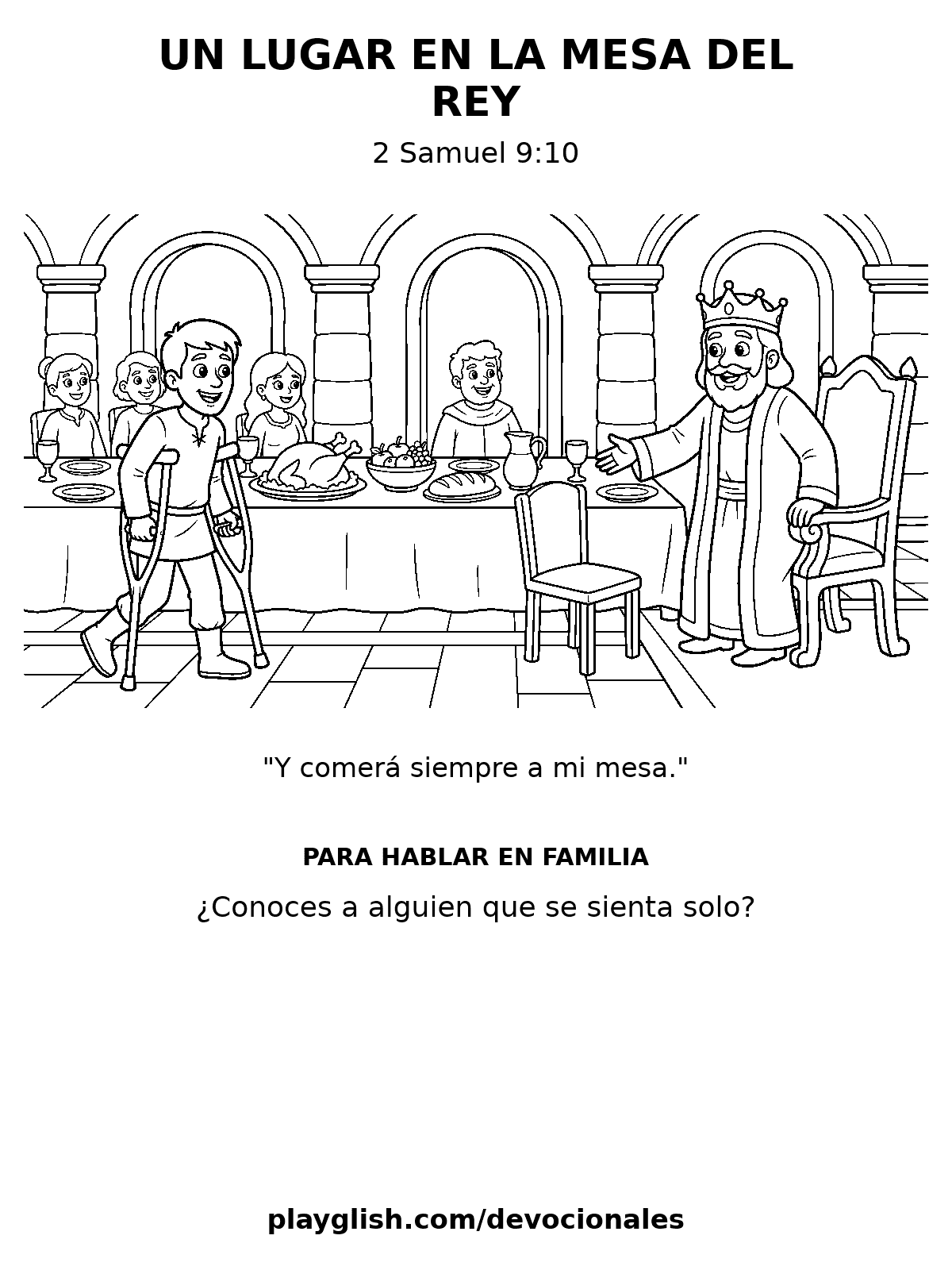 Un lugar en la mesa del rey