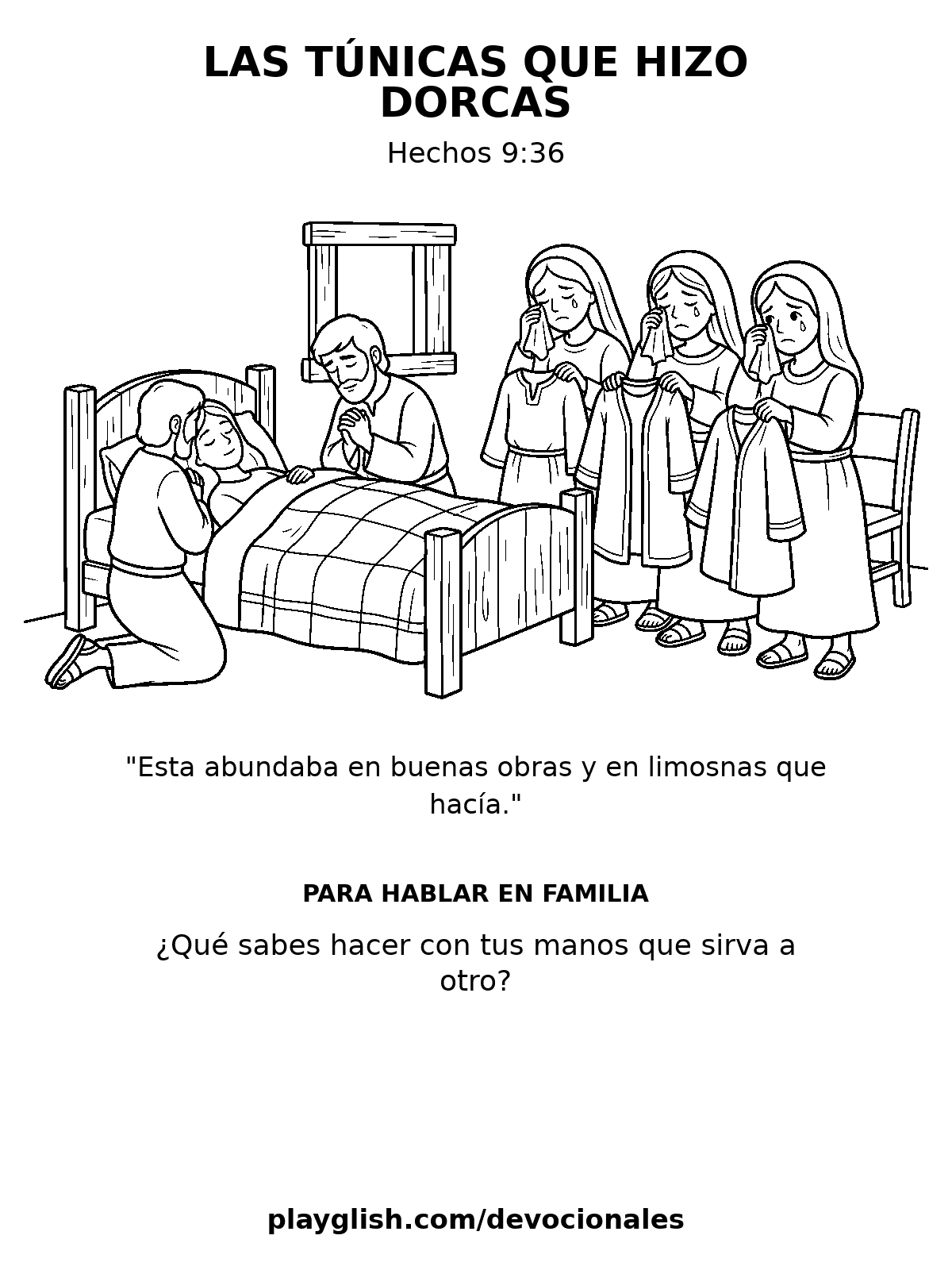 Las túnicas que hizo Dorcas