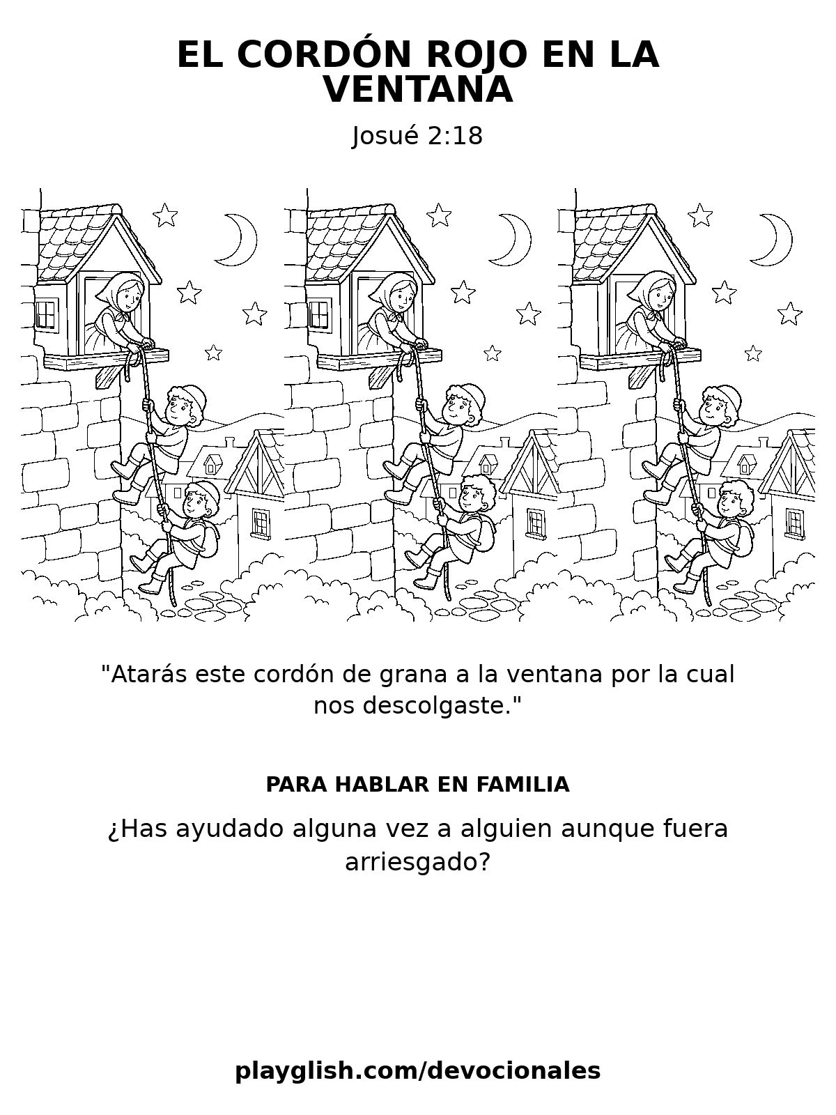 El cordón rojo en la ventana