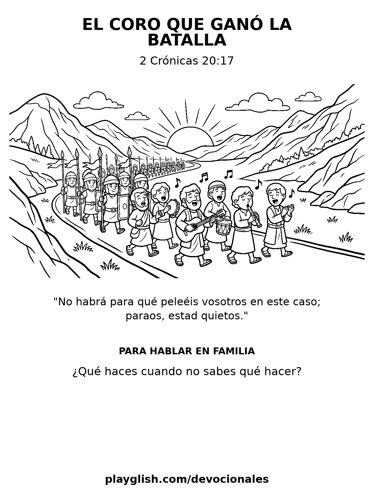 El coro que ganó la batalla