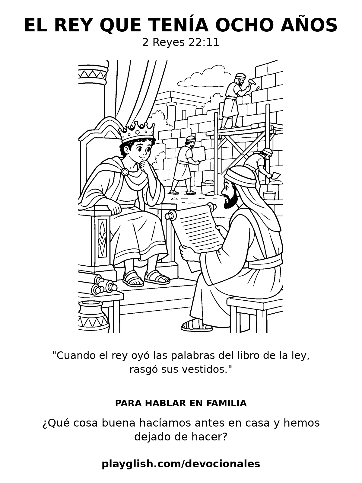 El rey que tenía ocho años