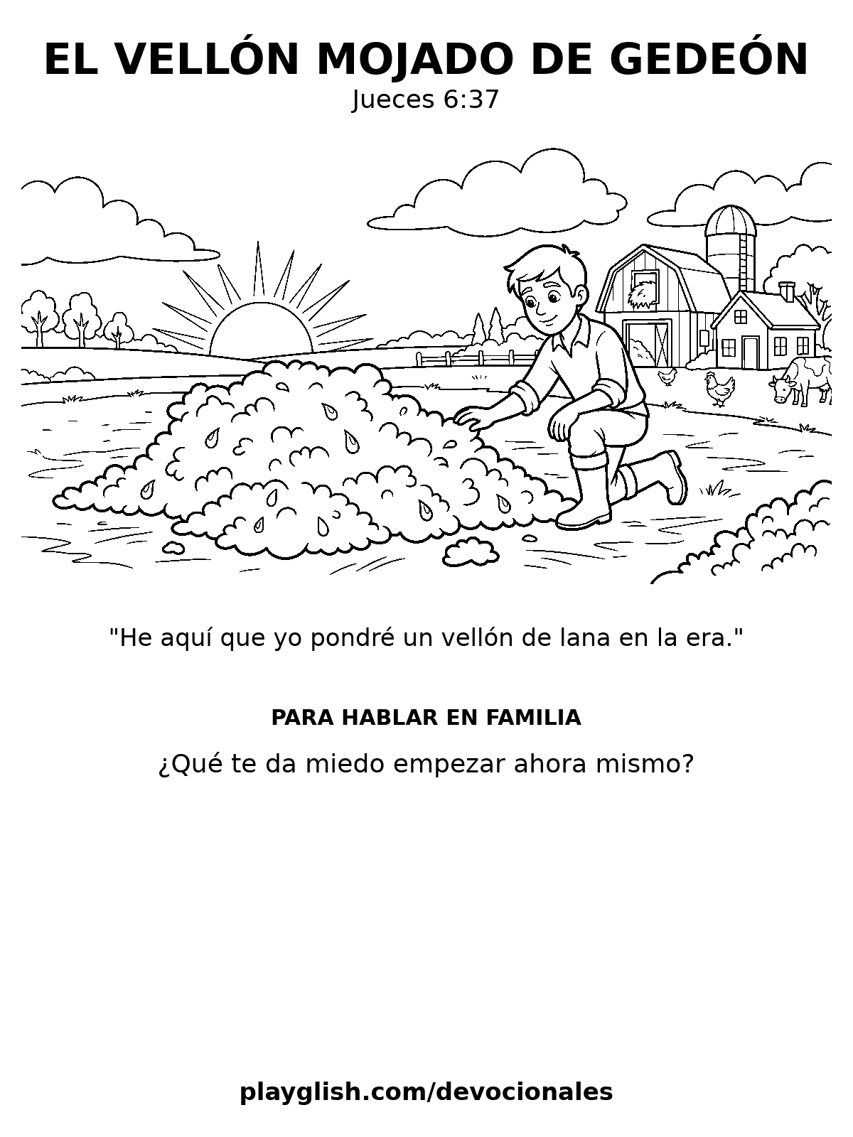 El vellón mojado de Gedeón