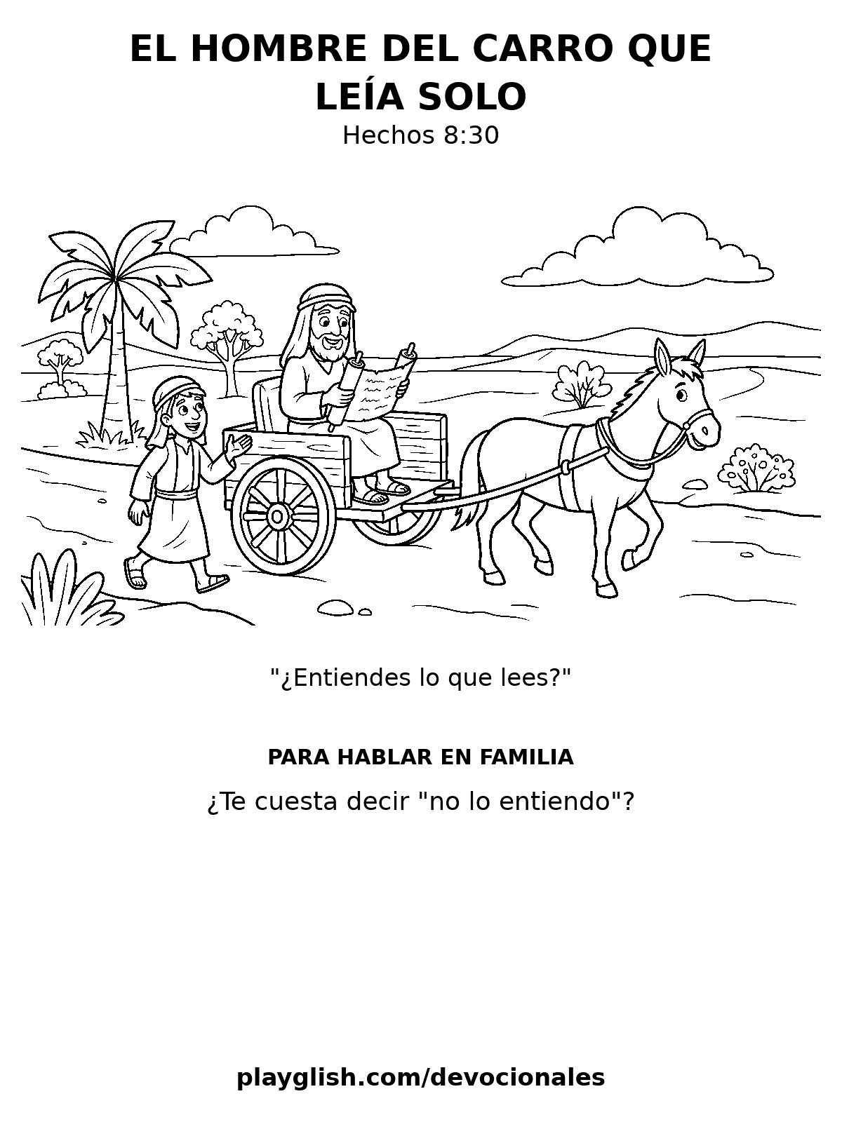 El hombre del carro que leía solo