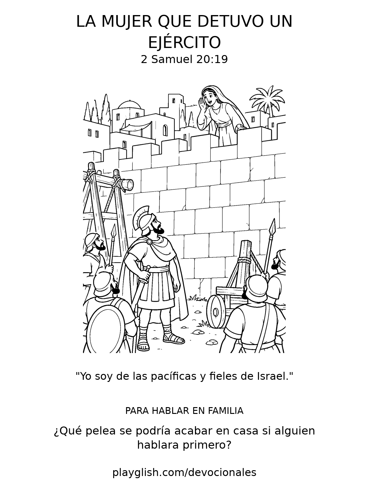 La mujer que detuvo un ejército
