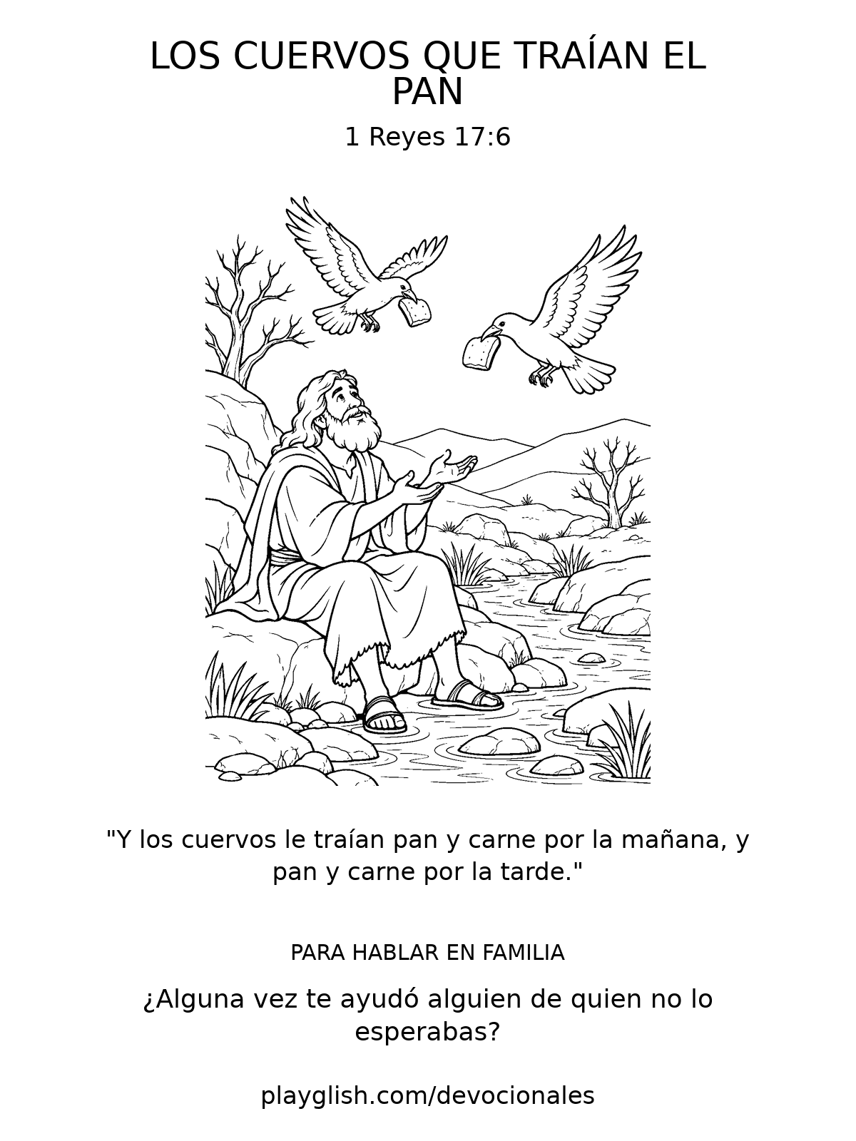 Los cuervos que traían el pan