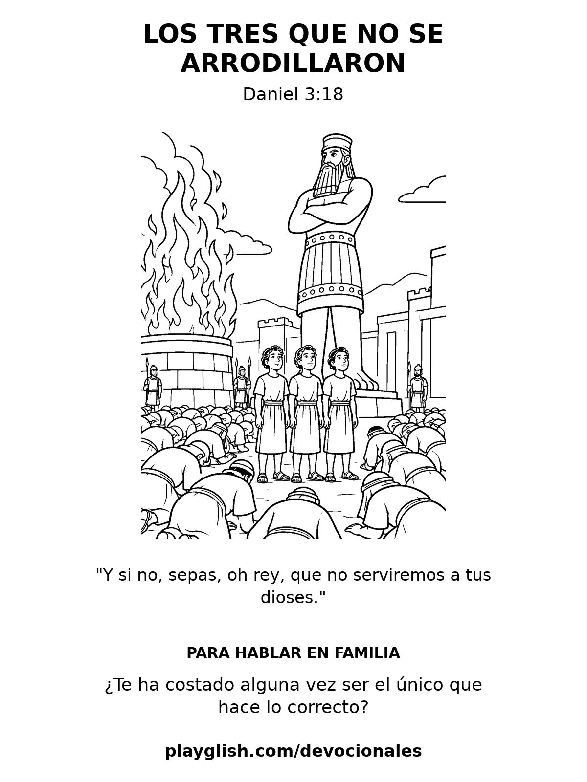 Los tres que no se arrodillaron