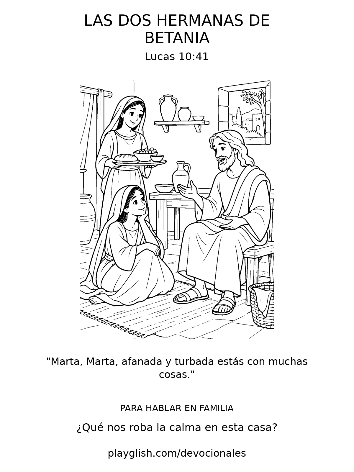 Las dos hermanas de Betania